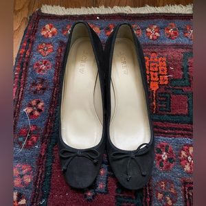 J. Crew Evie suede block heels 7.5